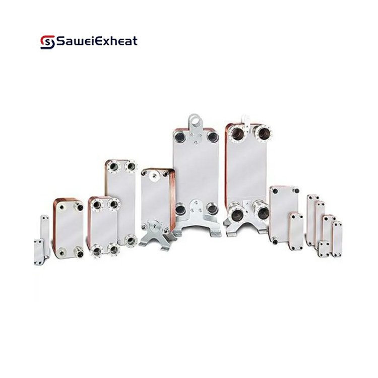 High Heat Exchanging Coefficient Brazed Heat Exchangers