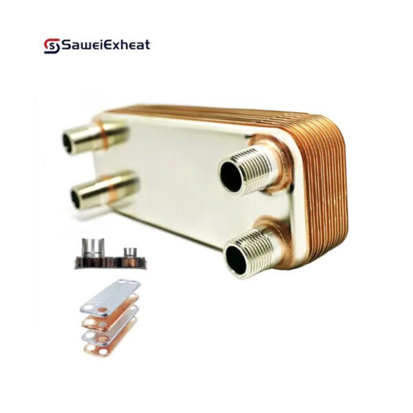 Stainless Steel Swep 20kw Brazed Plate Heat Exchanger - Image 4