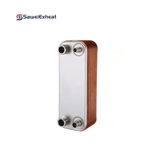 Copper double wall 50kw Brazed Plate Heat Exchanger - Image 2